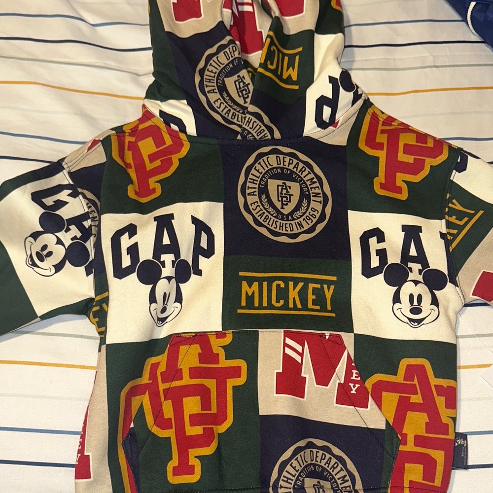 GAP Multicolor Mickey Mouse Hoodie
